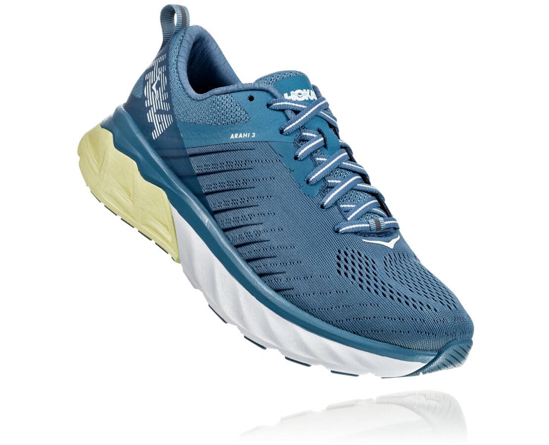 Pantofi De Mers Hoka One One Arahi 3 Dama - Albastri | Romania QJWO65318